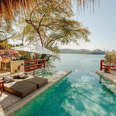 Dream Villa With Private Beach And Catering Zihuatanejo Exterior photo