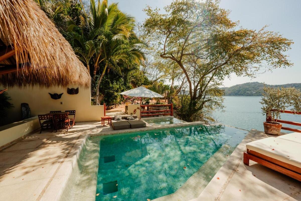 Dream Villa With Private Beach And Catering Zihuatanejo Exterior photo