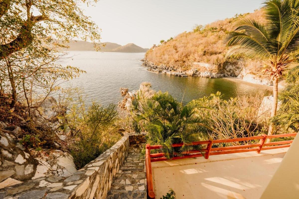 Dream Villa With Private Beach And Catering Zihuatanejo Exterior photo