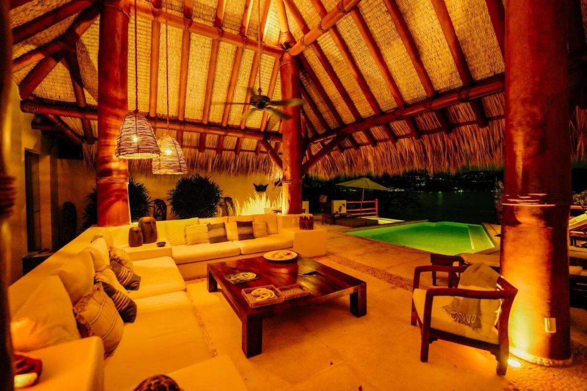 Dream Villa With Private Beach And Catering Zihuatanejo Exterior photo