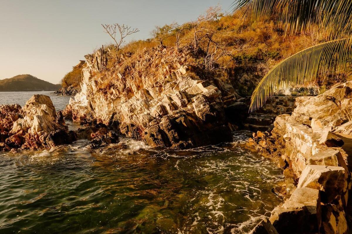 Dream Villa With Private Beach And Catering Zihuatanejo Exterior photo